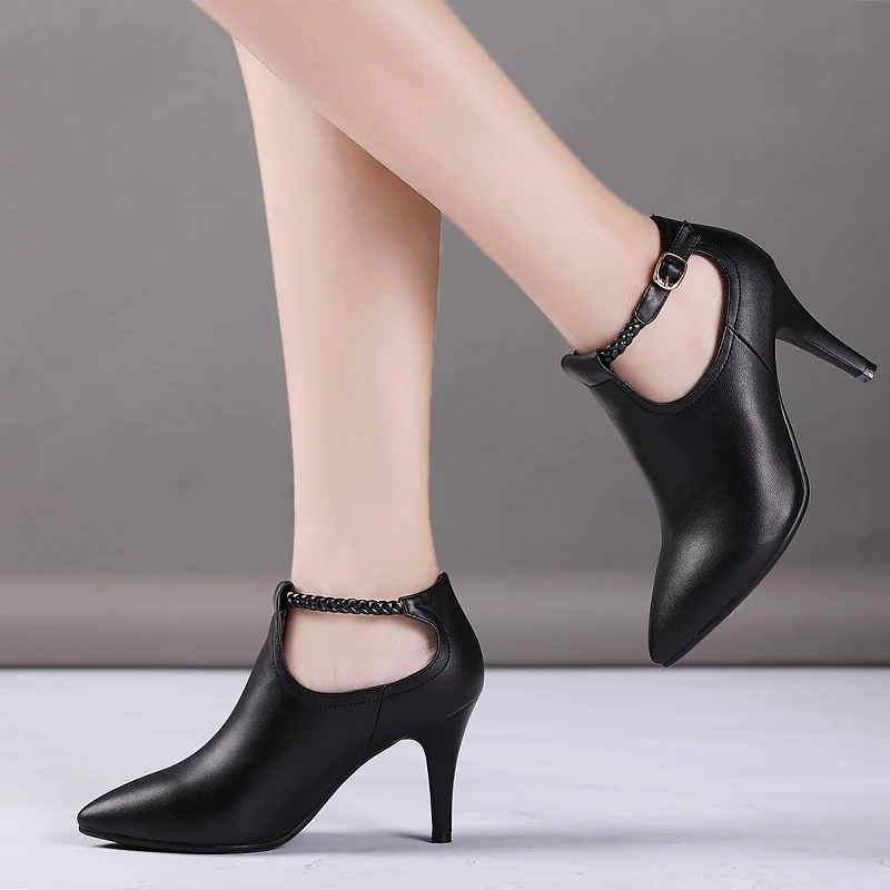 Genuine Leather High Heels Shoes 7cm Deep Mouth Single Shoes Small Size 33 Soft Bottom Work Shoes
Genuine Leather High Heels Shoes 7cm Deep Mouth Single Shoes Small Size 33 Soft Bottom Work Shoes