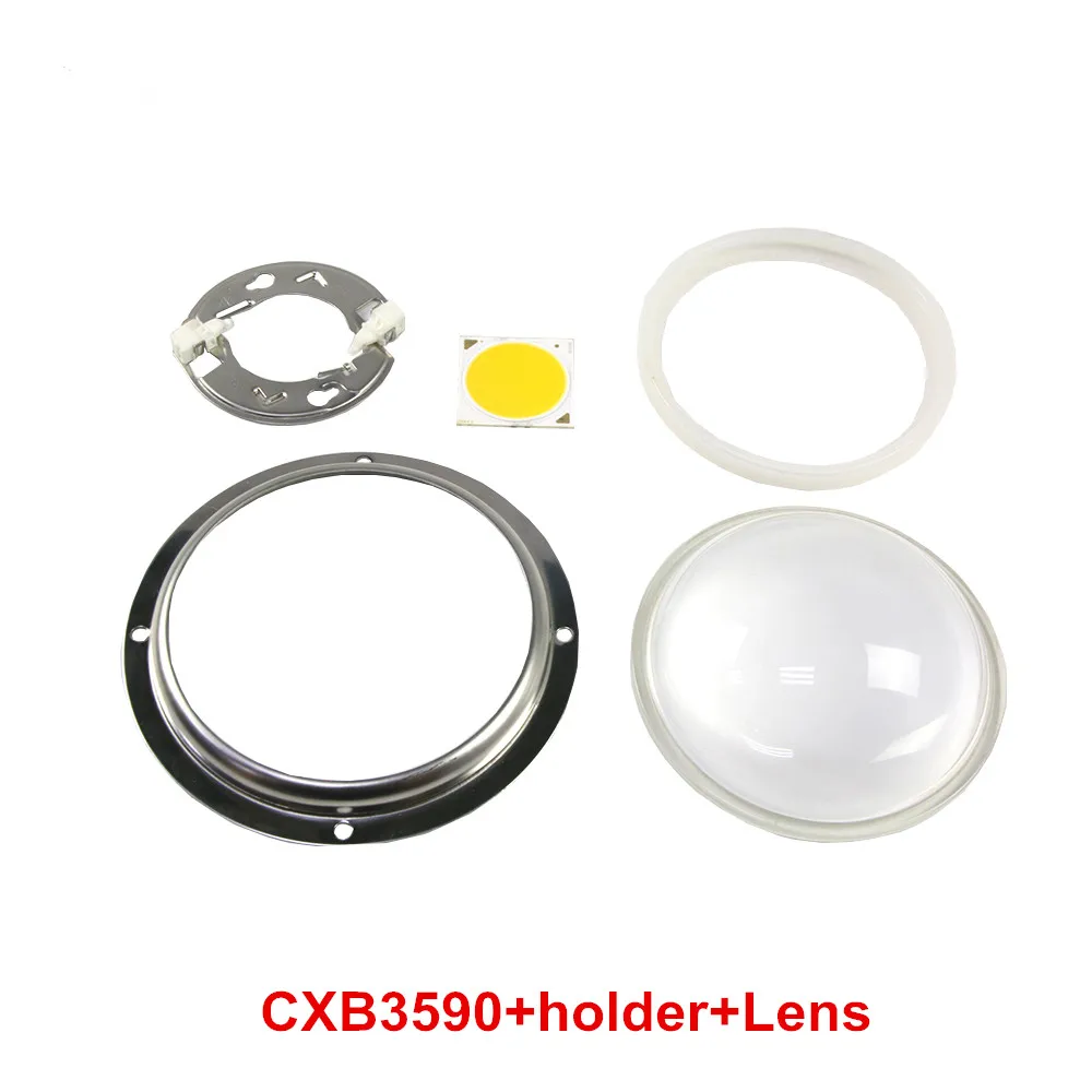 Оригинал cree cob cxb3590 с идеальным держателем 50 2303CR 100 мм стеклянные линзы|Фитолампы| |