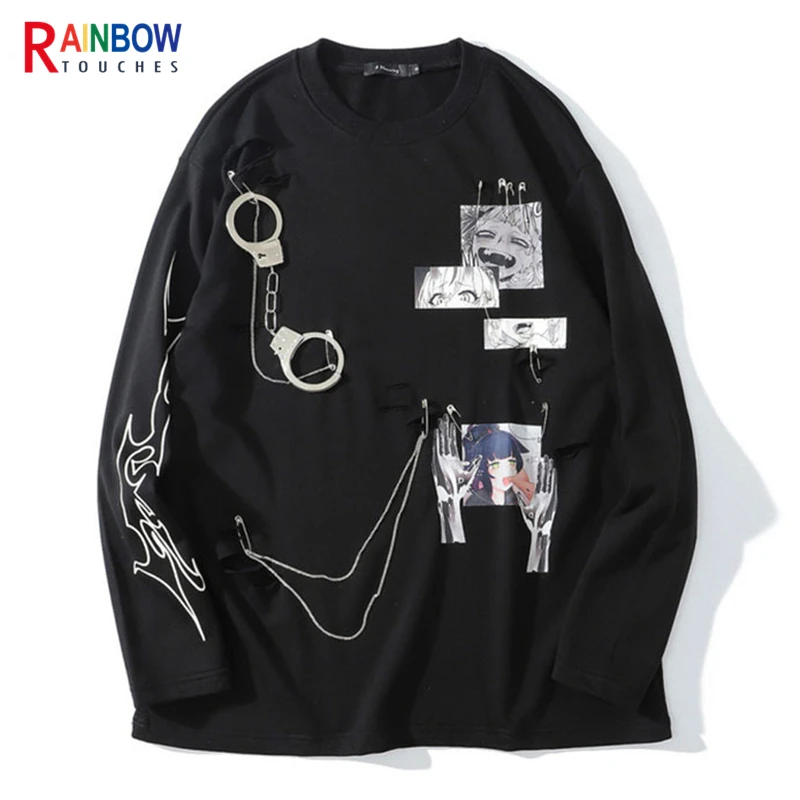 Куртка Rainbowtouches Мужская модная брендовая, верхняя одежда в стиле хип-хоп, аксессуары на цепочке, свитер свободного покроя, футболка с длинным...
Куртка Rainbowtouches Мужская модная брендовая, верхняя одежда в стиле хип-хоп, аксессуары на цепочке, свитер свободного покроя, футболка с длинным...