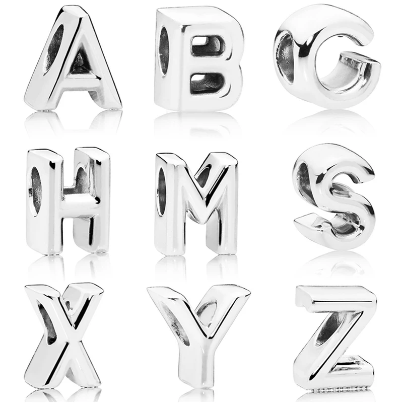 26 Letters ABC Charms Fit Original Pan Bracelet Women Family Name LOVE YOU MOM Letter Alphabet Beads for Jewelry Making DIY Gift
26 Letters ABC Charms Fit Original Pan Bracelet Women Family Name LOVE YOU MOM Letter Alphabet Beads for Jewelry Making DIY Gift
