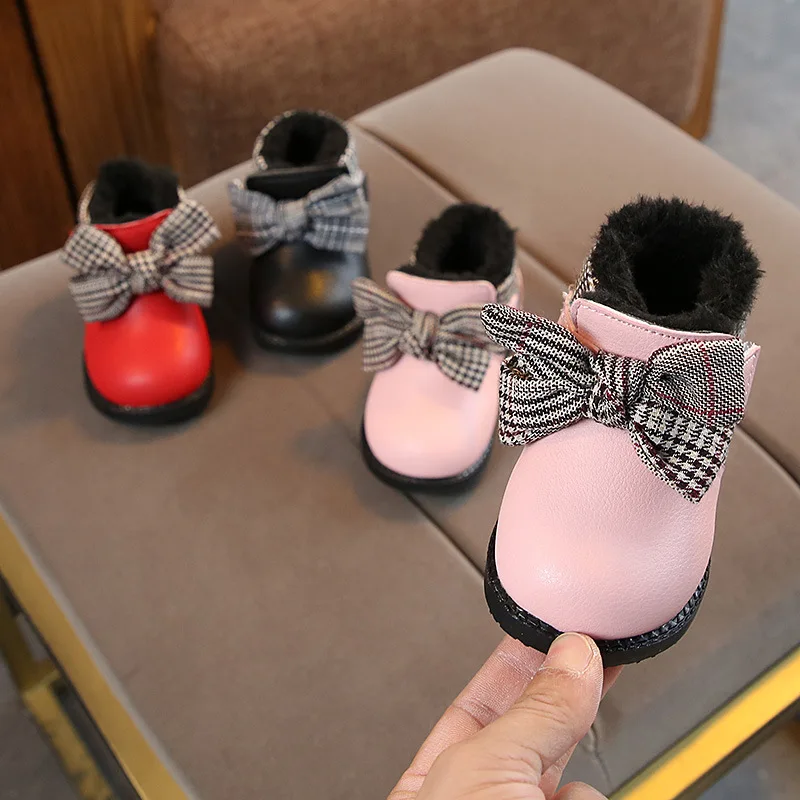 Winter Kids Boots for Girls Plush Keeping Warm Toddler Boots with BowBaby Outdoor Snow Boots Kids Cotton Shoes SSS008
Winter Kids Boots for Girls Plush Keeping Warm Toddler Boots with BowBaby Outdoor Snow Boots Kids Cotton Shoes SSS008