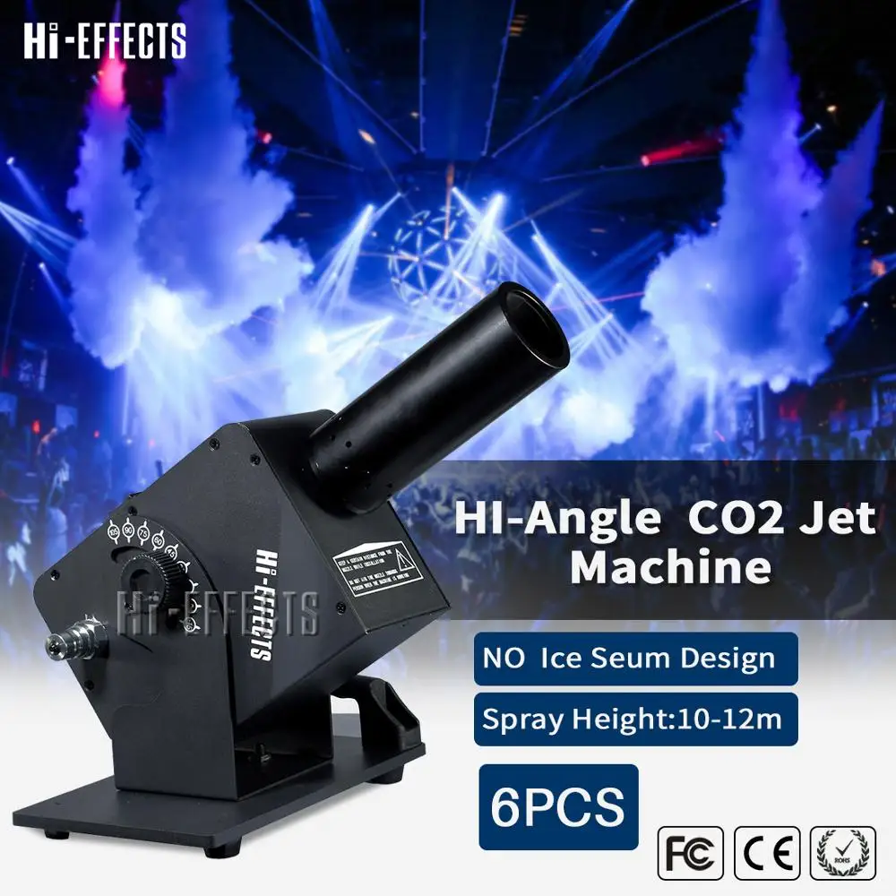 6pcs/lot Stage Effect CO2 Jet Machine Easy Angle DMX512 Manua Control Spray Powerful Stage Smoke Machine Gun for Party Show
6pcs/lot Stage Effect CO2 Jet Machine Easy Angle DMX512 Manua Control Spray Powerful Stage Smoke Machine Gun for Party Show