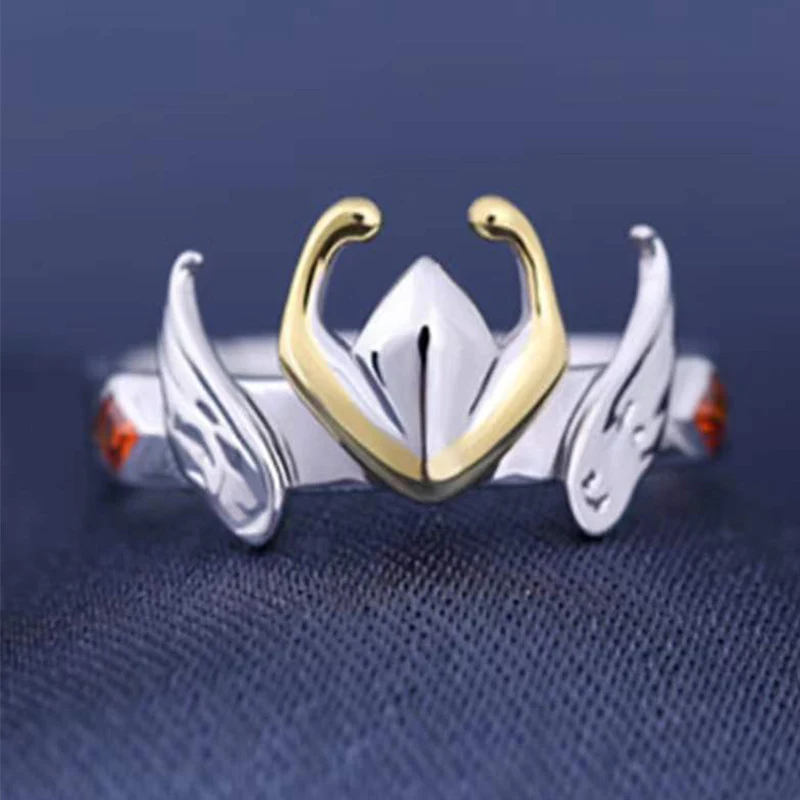 The new style creative personality pegasus adjustable two-tone ring Trendy fashion embedded ruby jewelry accessories wholesale
The new style creative personality pegasus adjustable two-tone ring Trendy fashion embedded ruby jewelry accessories wholesale