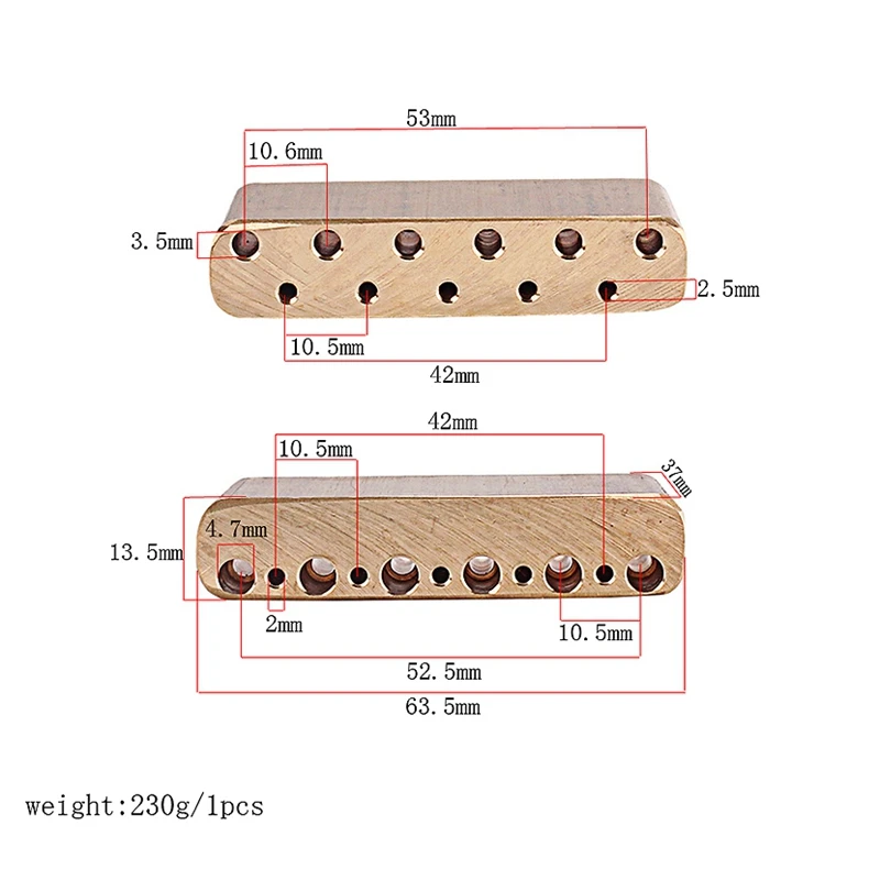 Finest Br Tremolo Block Sustain Bridge for Strat Electric Guitar Replacement Parts
Finest Br Tremolo Block Sustain Bridge for Strat Electric Guitar Replacement Parts
