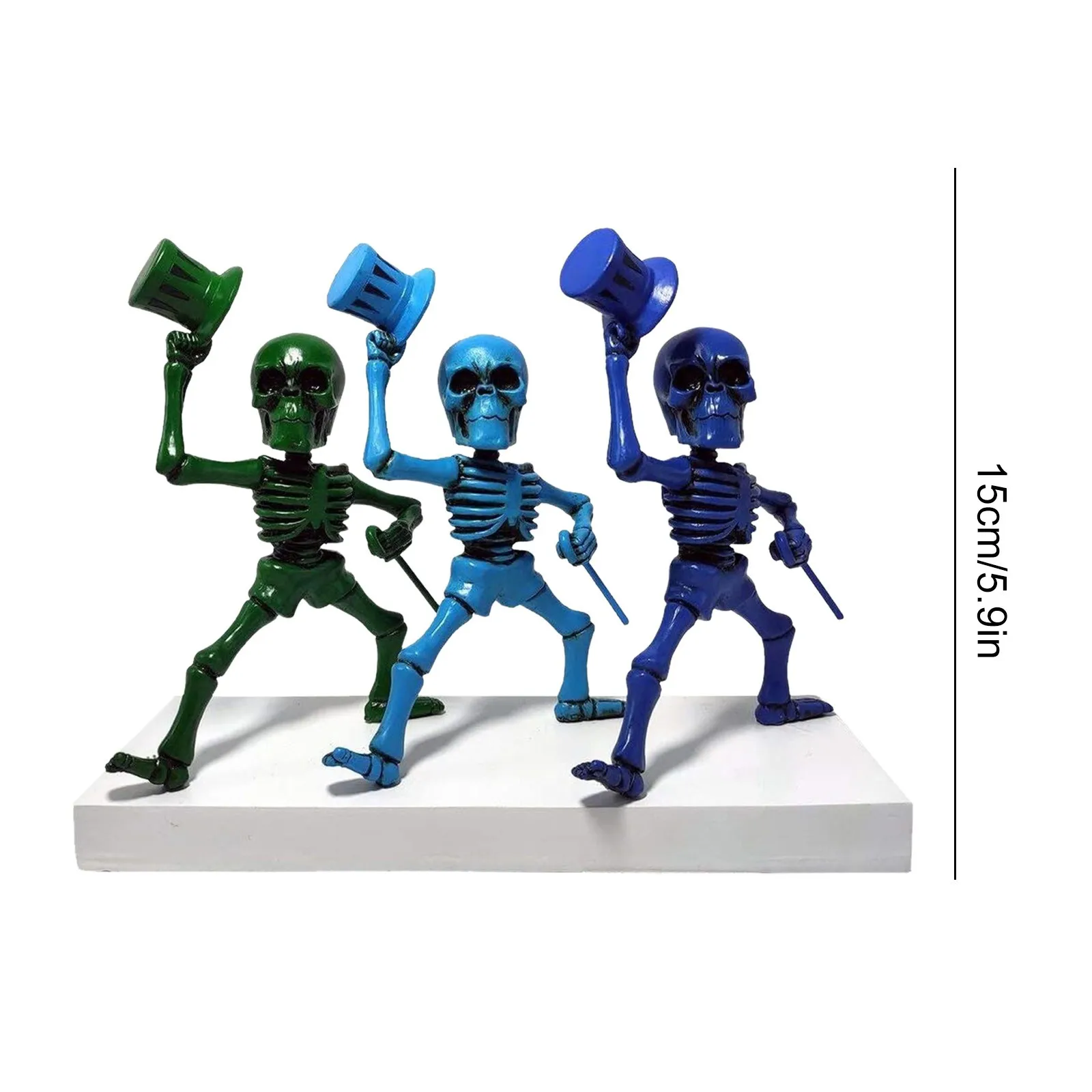 3 Pack Halloween Skeleton Bone Model 4.7 Inches for Haunted Houses Graveyard Scene Resin Halloween Theme Party Decorations
3 Pack Halloween Skeleton Bone Model 4.7 Inches for Haunted Houses Graveyard Scene Resin Halloween Theme Party Decorations