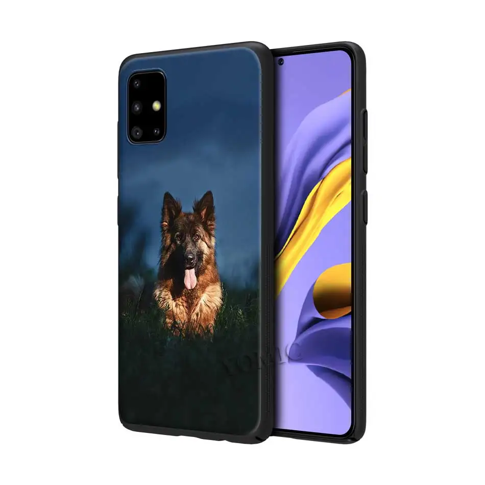 German Shepherd Dog For Samsung Galaxy A51 A50 A71 A21s A41 A31 A70 A10s A30 A20e A11 A91 A20s A01 A80 Case Black Tpu Cover
German Shepherd Dog For Samsung Galaxy A51 A50 A71 A21s A41 A31 A70 A10s A30 A20e A11 A91 A20s A01 A80 Case Black Tpu Cover