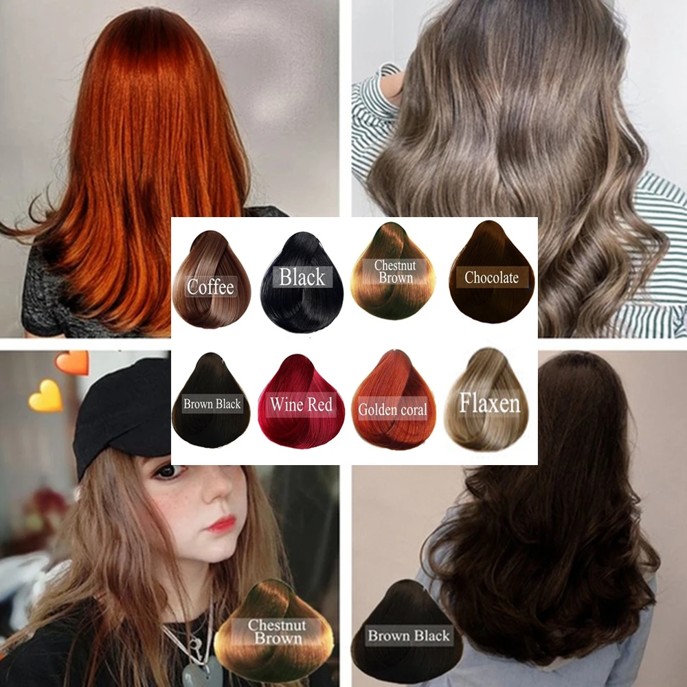 1PC Mild Formula Ginger Extracts Multicolor Instant Hair Dye Plant Formula Hair Shampoo 5 Minutues Colored Hair Styling Tools
1PC Mild Formula Ginger Extracts Multicolor Instant Hair Dye Plant Formula Hair Shampoo 5 Minutues Colored Hair Styling Tools
