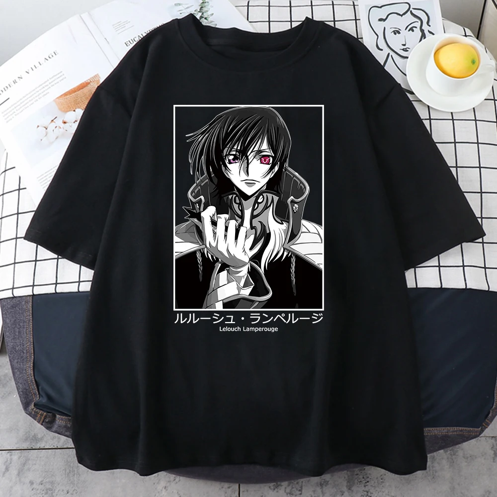 Мужская футболка с короткими рукавами, летняя футболка с принтом кода Geass, манга Lelouch, 2021
Мужская футболка с короткими рукавами, летняя футболка с принтом кода Geass, манга Lelouch, 2021