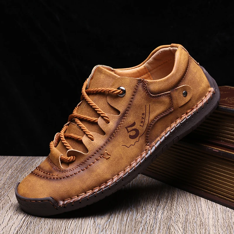 British Microfiber Leather Men Casual Shoes 2020 Hand Made Men's Flat Walking Shoes Breathable Outdoor Leisure Shoes Driving 48
British Microfiber Leather Men Casual Shoes 2020 Hand Made Men's Flat Walking Shoes Breathable Outdoor Leisure Shoes Driving 48
