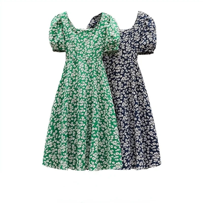 HOUZHOU Summer Plus Size 4xl Dress Women Floral Elegant Vintage Puff Sleeve Square Collar Casual Sundress Holiday Sweet Dresses
HOUZHOU Summer Plus Size 4xl Dress Women Floral Elegant Vintage Puff Sleeve Square Collar Casual Sundress Holiday Sweet Dresses