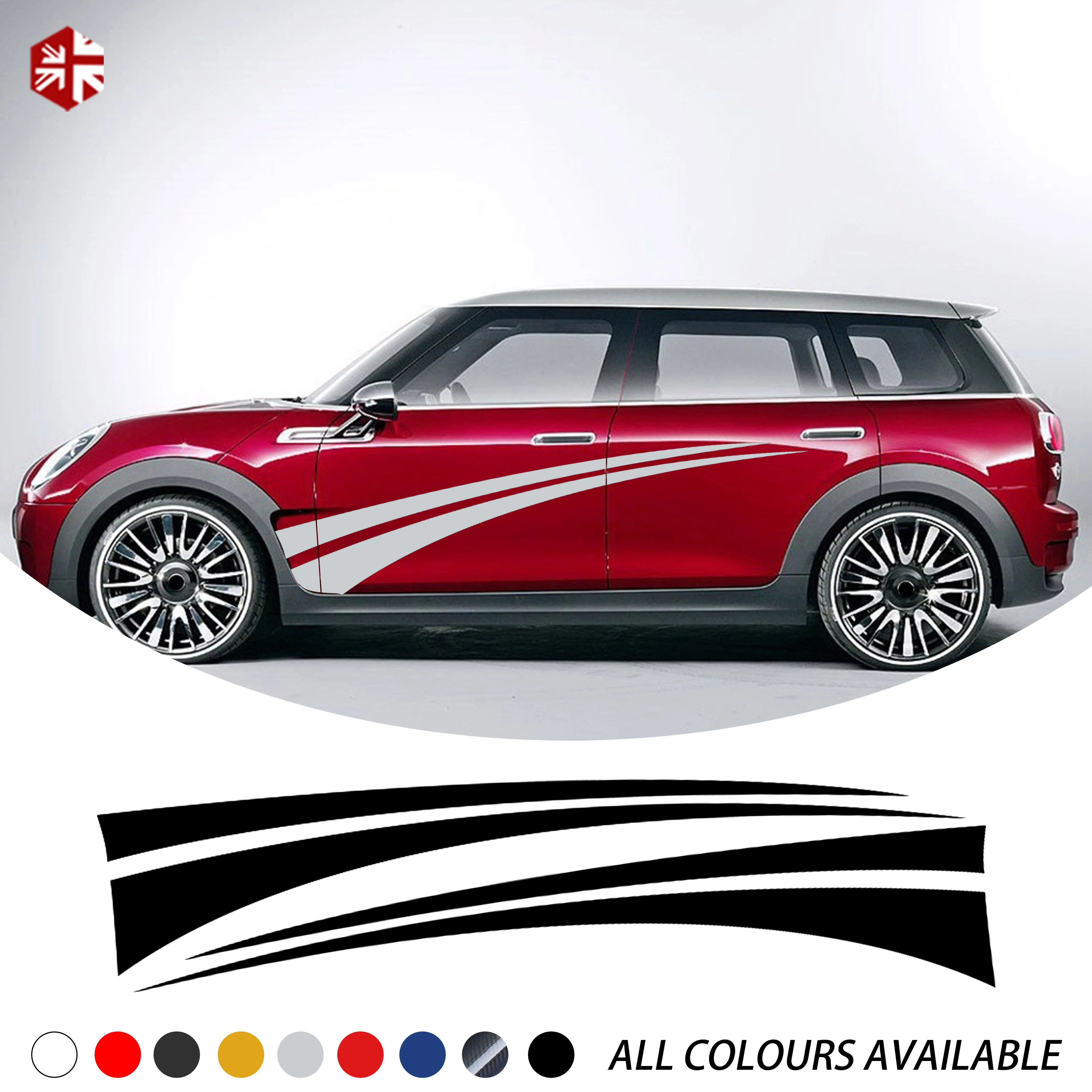 2X креативная виниловая наклейка в полоску на дверь для стайлинга автомобиля Наклейка на тело с графикой для MINI Cooper S Clubman F54 One JCW аксессуары 
2X креативная виниловая наклейка в полоску на дверь для стайлинга автомобиля Наклейка на тело с графикой для MINI Cooper S Clubman F54 One JCW аксессуары