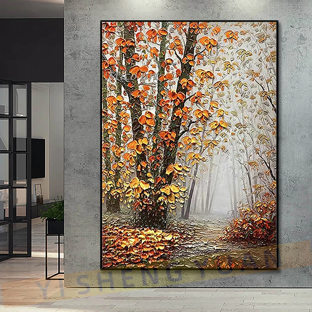 Best Landscape Knife Thick Oil Painting Wall Canvas Birch Tree Art Picture Modern Canvas Artwork For Living Room Decor Aesthetic
Best Landscape Knife Thick Oil Painting Wall Canvas Birch Tree Art Picture Modern Canvas Artwork For Living Room Decor Aesthetic