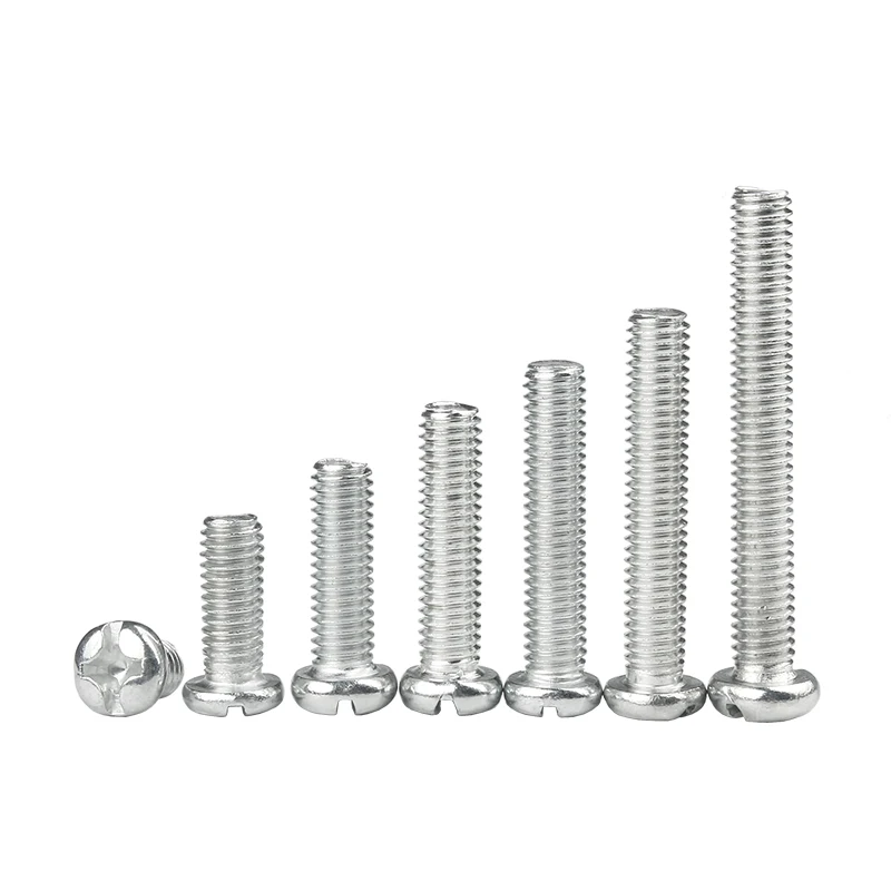 UMYUU Cross Recessed Pan Head Screws 304 Stainless Steel GB818 M2 M3 M4 M5 Machine Philips Screw
UMYUU Cross Recessed Pan Head Screws 304 Stainless Steel GB818 M2 M3 M4 M5 Machine Philips Screw