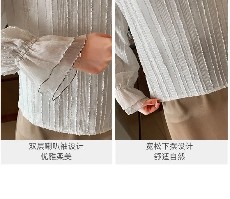Autumn Winter Fashion Fleece Chiffon Shirt Vintage Blouse Women Bastic Office Ladies Long Sleeves Female Casual Street Shirts
Autumn Winter Fashion Fleece Chiffon Shirt Vintage Blouse Women Bastic Office Ladies Long Sleeves Female Casual Street Shirts