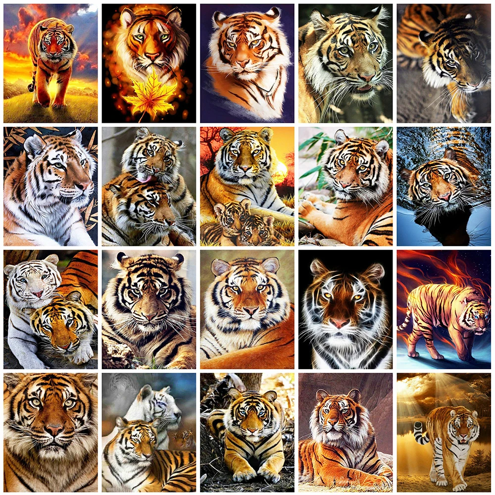 Full Diamond Embroidery Tiger Full Round Crystal Diamond Painting Cross Stitch Diamond Mosaic Kits Diamond setting
Full Diamond Embroidery Tiger Full Round Crystal Diamond Painting Cross Stitch Diamond Mosaic Kits Diamond setting