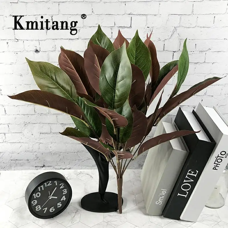 50cm 9Fork Artificial Tropical Plants Bouqut Plastic Magnolia Leaf Fake Orchid Tree Real Touch Plant Leaves Home Shop Decoration
50cm 9Fork Artificial Tropical Plants Bouqut Plastic Magnolia Leaf Fake Orchid Tree Real Touch Plant Leaves Home Shop Decoration