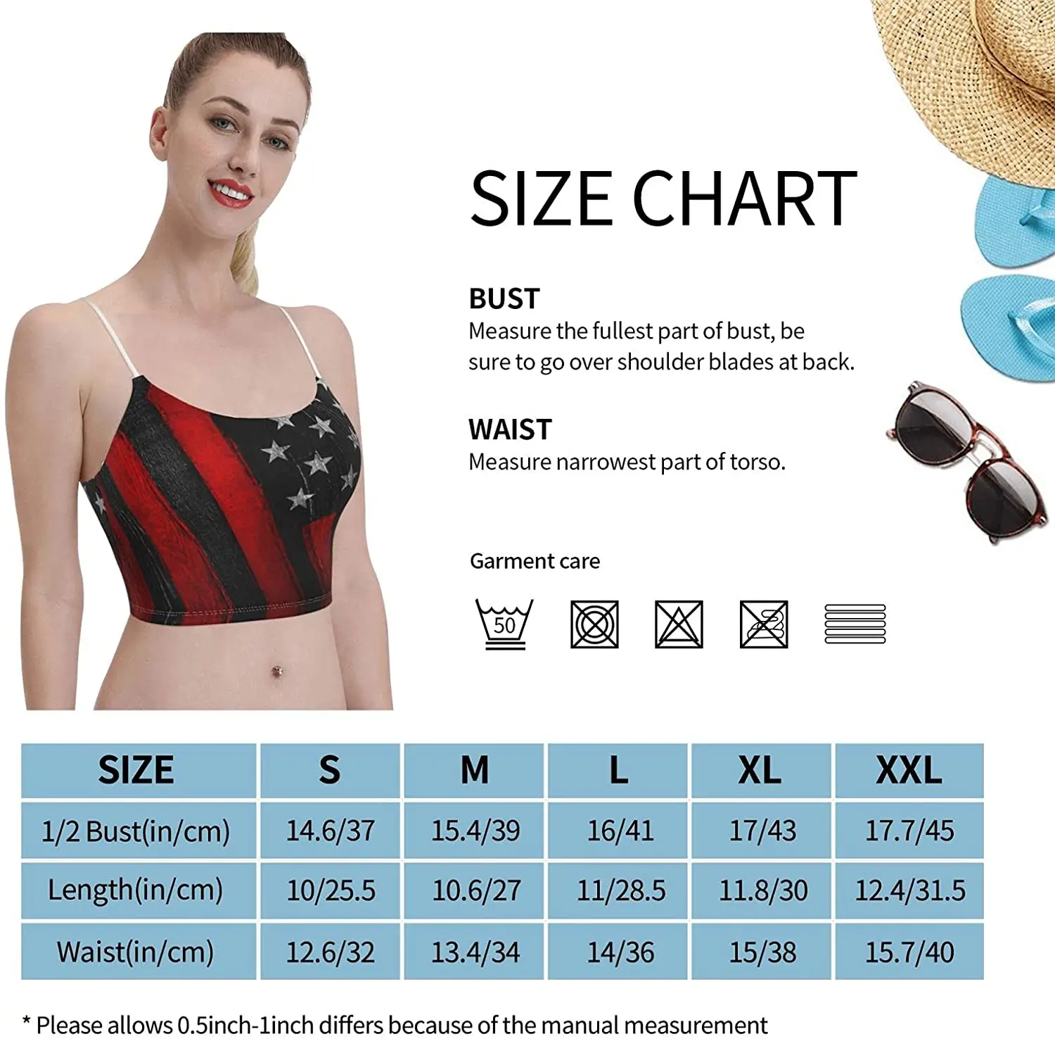 Women Is Sports Bra American Flag Art Women's Sports Vest Fashion Top Yoga Comfortable Soft High Elasticity
Women Is Sports Bra American Flag Art Women's Sports Vest Fashion Top Yoga Comfortable Soft High Elasticity