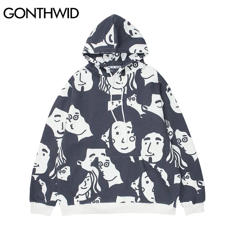GONTHWID Harajuku Streetwear Hooded Sweatshirts Japanese Anime Cartoon Print Hoodies Hip Hop Loose Casual Fashion Pullover Tops
GONTHWID Harajuku Streetwear Hooded Sweatshirts Japanese Anime Cartoon Print Hoodies Hip Hop Loose Casual Fashion Pullover Tops