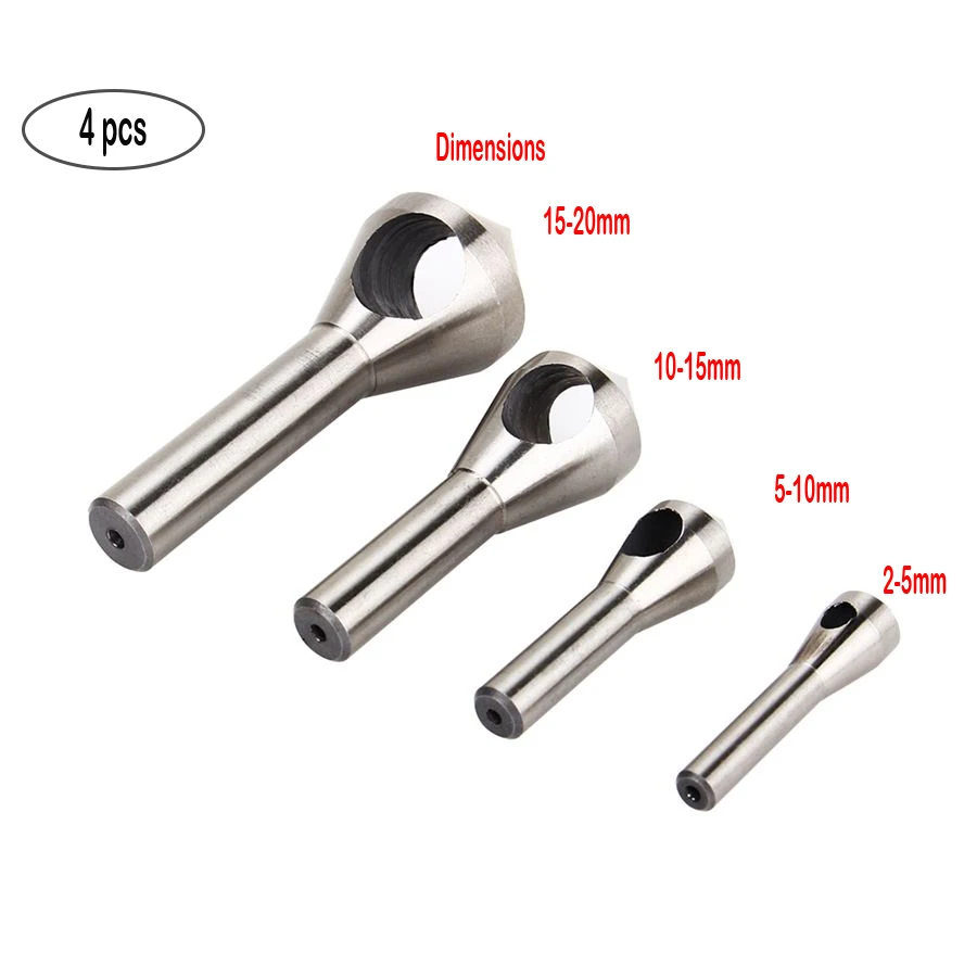4Pcs Countersink Deburring Drill Bit 2-5-10-15-20mm Taper Hole Countersunk Head Saw Cutter Chamfering Power Drills Tool
4Pcs Countersink Deburring Drill Bit 2-5-10-15-20mm Taper Hole Countersunk Head Saw Cutter Chamfering Power Drills Tool