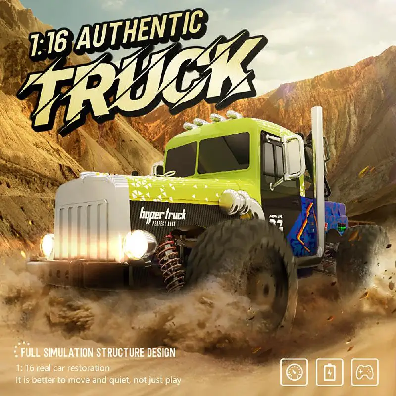 New Rc Car 2.4ghz Radio Remote Control Drifting Farmer Car 1:16 Four-wheel Drive High-speed Truck Half-scale Model Racing Car
New Rc Car 2.4ghz Radio Remote Control Drifting Farmer Car 1:16 Four-wheel Drive High-speed Truck Half-scale Model Racing Car