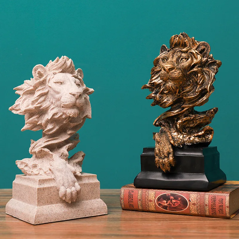 European Vintage Decoration Statue Antique Lion Figurine Crafts Home Office Bookshelf Sculpture Ornament Craft home decor gift
European Vintage Decoration Statue Antique Lion Figurine Crafts Home Office Bookshelf Sculpture Ornament Craft home decor gift