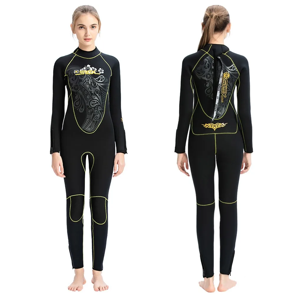 Womens Wetsuit 5mm Neoprene Fleece-Lined Keep Warm in Cold Water Wet Suit Back Zipper for Surfing Diving Snorkeling
Womens Wetsuit 5mm Neoprene Fleece-Lined Keep Warm in Cold Water Wet Suit Back Zipper for Surfing Diving Snorkeling