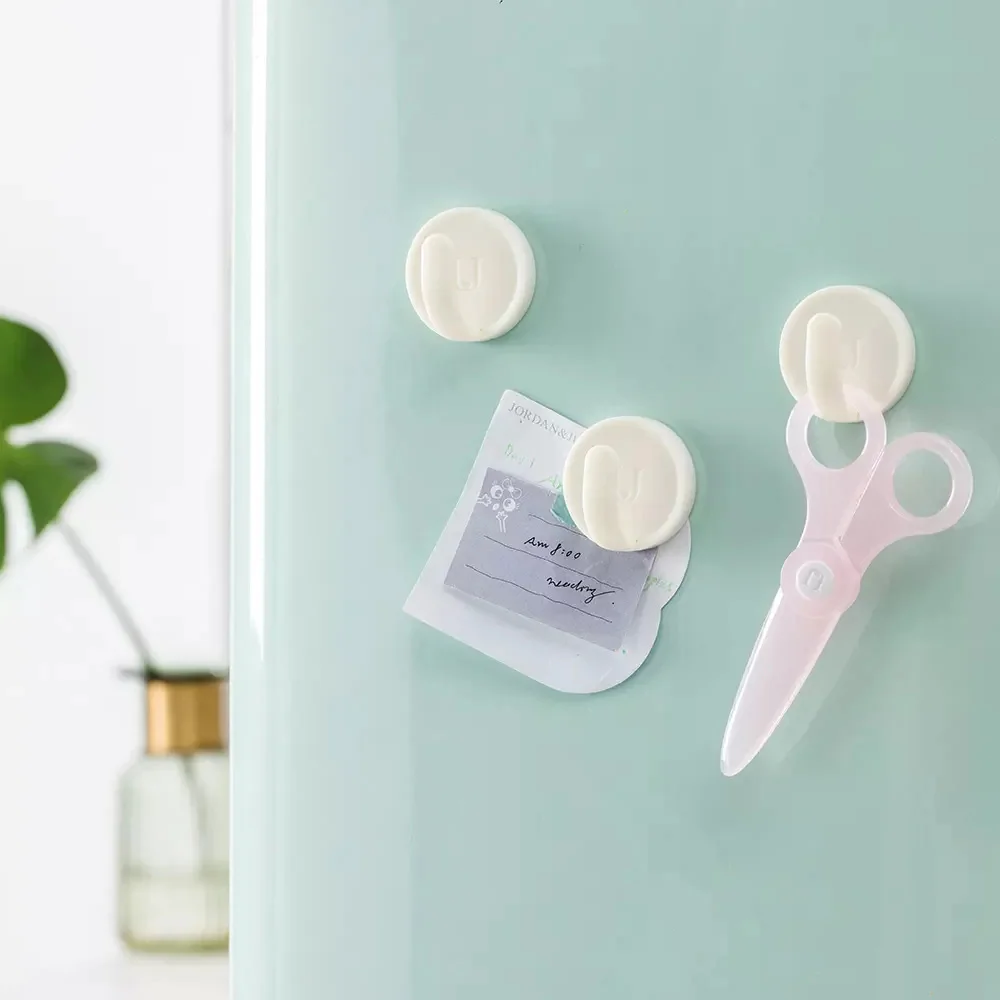 4Pcs ABS Powerful Magnet Hooks Kitchen Refrigerator Surfaces Home Hanging Hook Toiletry Kits Accessories Smart Home 
4Pcs ABS Powerful Magnet Hooks Kitchen Refrigerator Surfaces Home Hanging Hook Toiletry Kits Accessories Smart Home