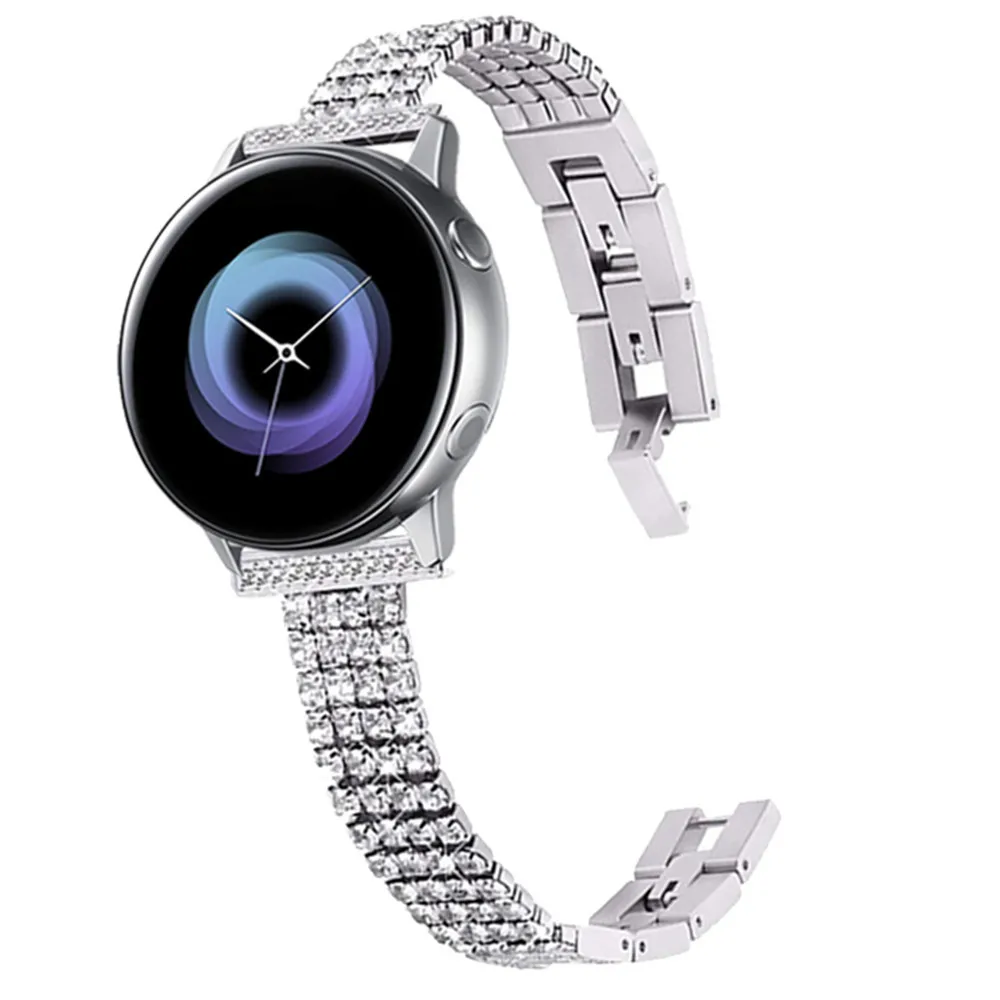 20 22mm Diamond Metal Wrist Strap for Samsung Galaxy Watch 3 4 Classic Stainless Steel Watchband Active 2 Gear Watch Women Band
20 22mm Diamond Metal Wrist Strap for Samsung Galaxy Watch 3 4 Classic Stainless Steel Watchband Active 2 Gear Watch Women Band