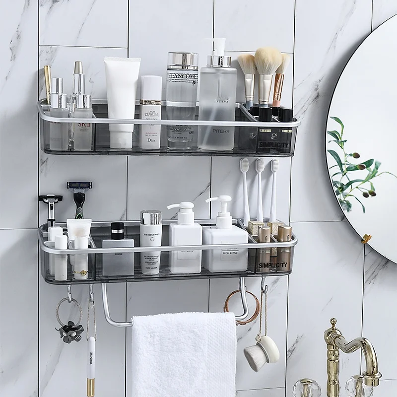 Bathroom Shelf Toilet Toilet Kitchen Washstand Wall Towel Shower Gel Storage Bath Non Perforated Wall Mounted Toilet
Bathroom Shelf Toilet Toilet Kitchen Washstand Wall Towel Shower Gel Storage Bath Non Perforated Wall Mounted Toilet