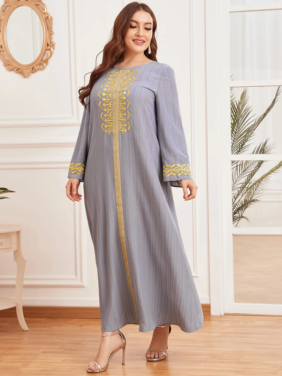 Eid Mubarak Emboridery Abaya Dress Dubai Muslim Women Turkey Islamic Clothing Caftan Marocain Kaftan Vestido Musulmane Femme
Eid Mubarak Emboridery Abaya Dress Dubai Muslim Women Turkey Islamic Clothing Caftan Marocain Kaftan Vestido Musulmane Femme
