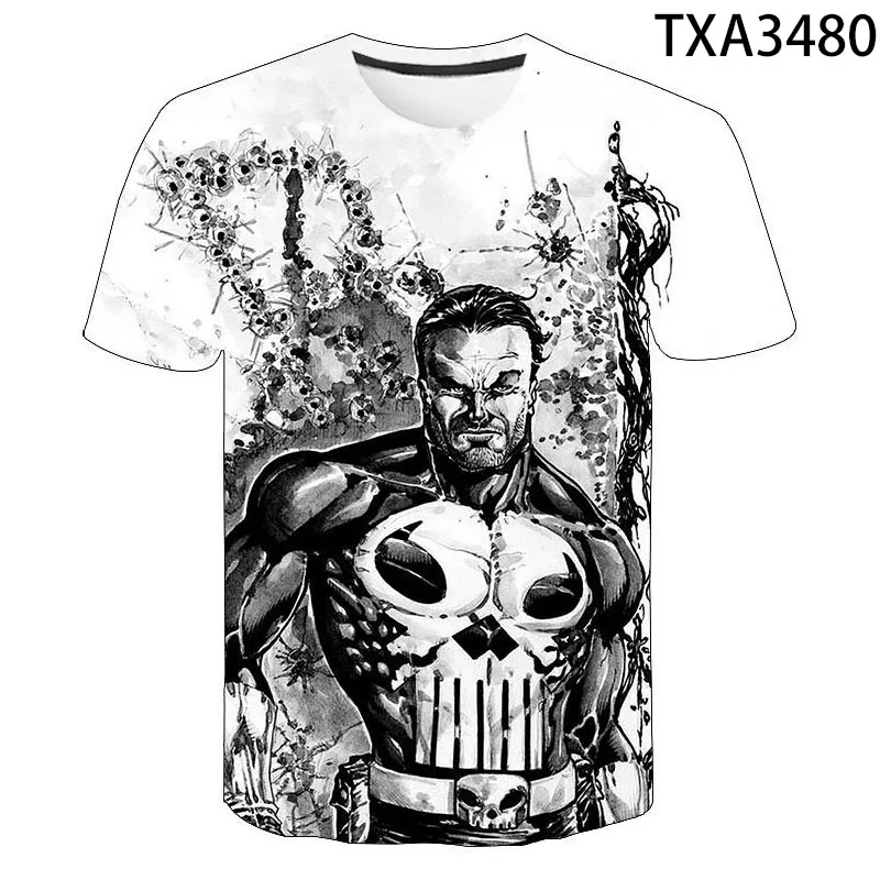 2020 New Summer Punisher 3D T Shirts Casual Boy girl Kids Fashion Streetwear Print T-shirt Men Women Children Cool Tops Tee
2020 New Summer Punisher 3D T Shirts Casual Boy girl Kids Fashion Streetwear Print T-shirt Men Women Children Cool Tops Tee
