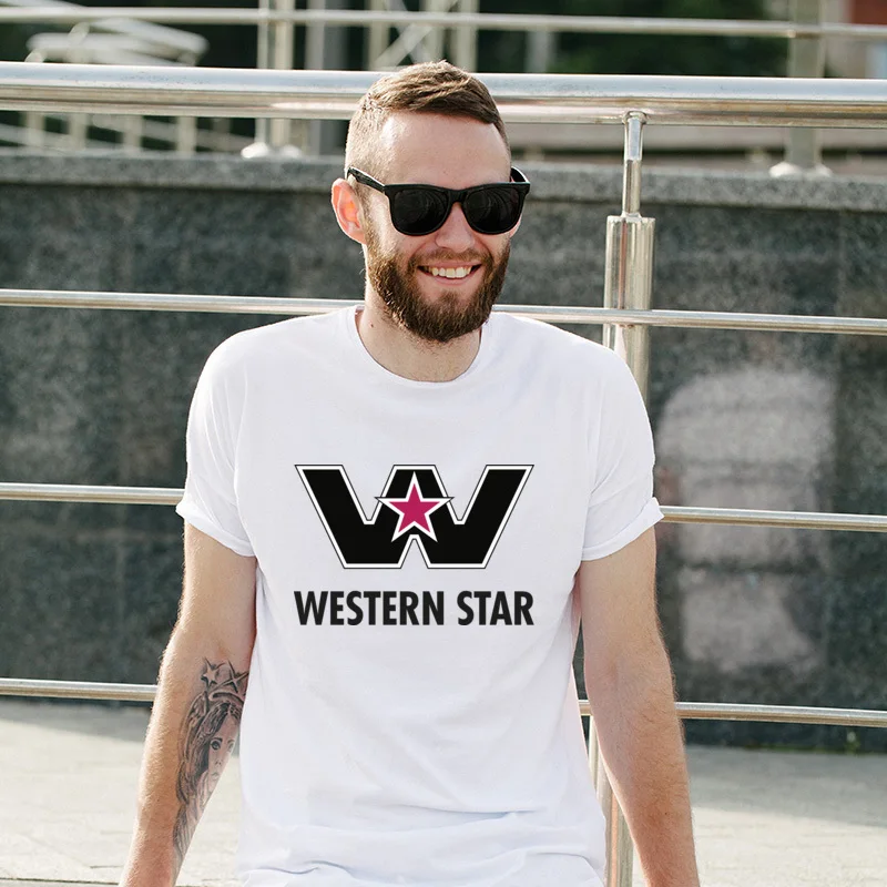 Lovers Day Western Star Men Cotton Tee Shirt Special Classic Tee Shirts Crazy Custom Tops T Shirt For Adult