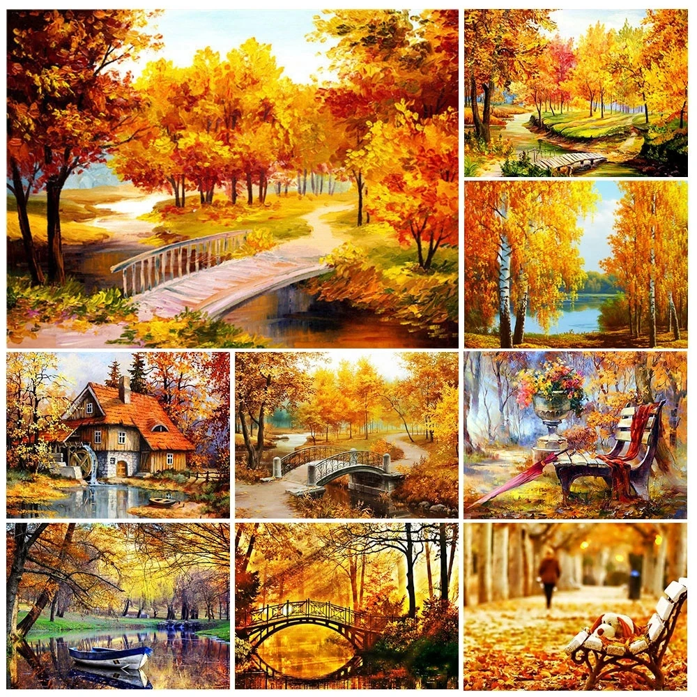 5D Diamond Painting Full Drill Autumn Diamond Mosaic Embroidery Forest Scenery Cross Stitch Picture Of Rhinestones Home Decor
5D Diamond Painting Full Drill Autumn Diamond Mosaic Embroidery Forest Scenery Cross Stitch Picture Of Rhinestones Home Decor