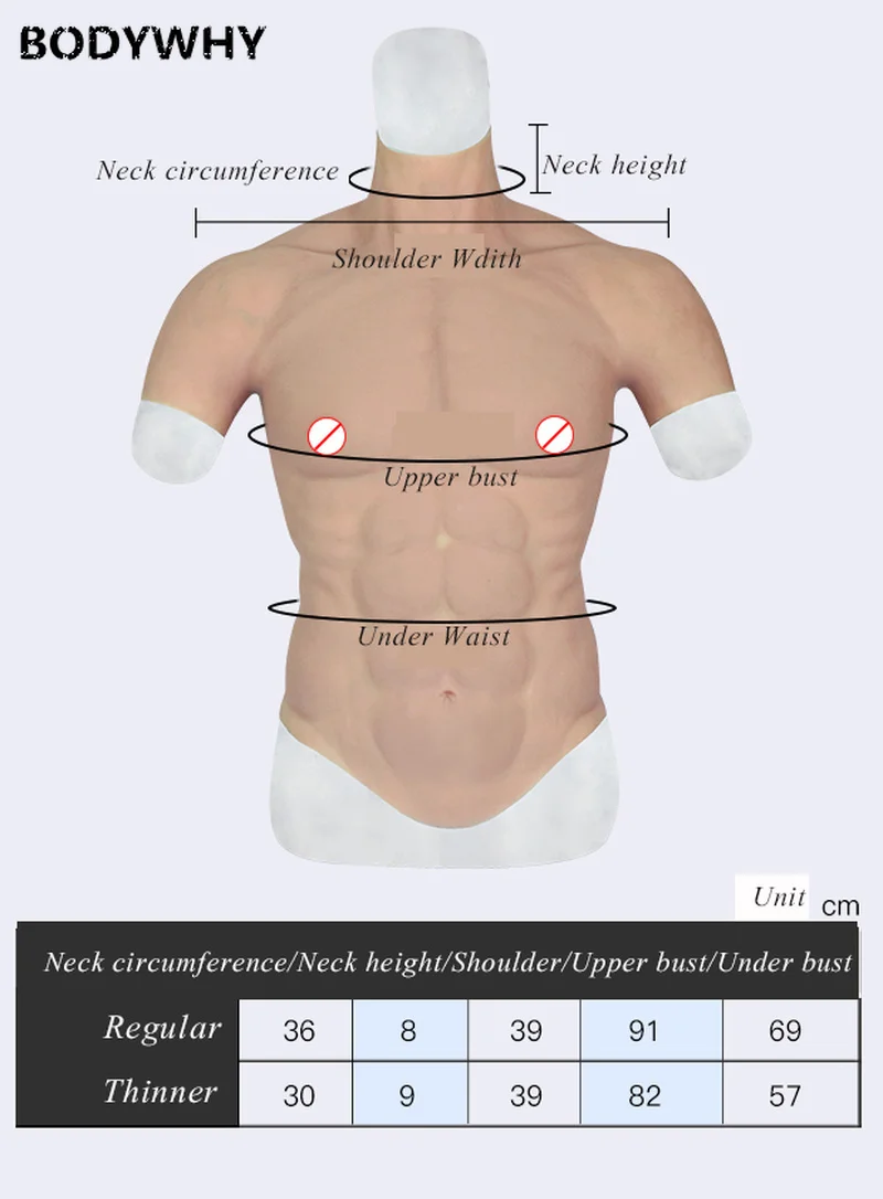 New Silicone Muscle Suit Macho Fake Chest Muscle Artificial Realistic Cosplay Latex Shapewear for Crossdresser Eight Musle Abs
New Silicone Muscle Suit Macho Fake Chest Muscle Artificial Realistic Cosplay Latex Shapewear for Crossdresser Eight Musle Abs