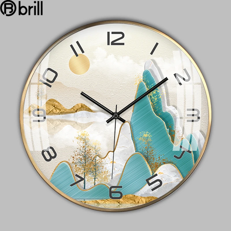Nordic Fashion Simple Wall Clocks Digital Silent Luxury Wall Clocks Electronic Simple Metal New Chinese Living Room Clock 50
Nordic Fashion Simple Wall Clocks Digital Silent Luxury Wall Clocks Electronic Simple Metal New Chinese Living Room Clock 50