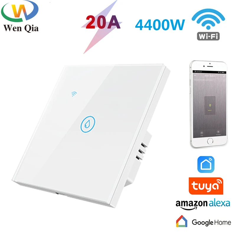 Tuya WiFi Boiler Smart Switch EU Standard 20A Water Heater Switch Voice Timer Remote Control Switch Work with Alexa Google Home
Tuya WiFi Boiler Smart Switch EU Standard 20A Water Heater Switch Voice Timer Remote Control Switch Work with Alexa Google Home