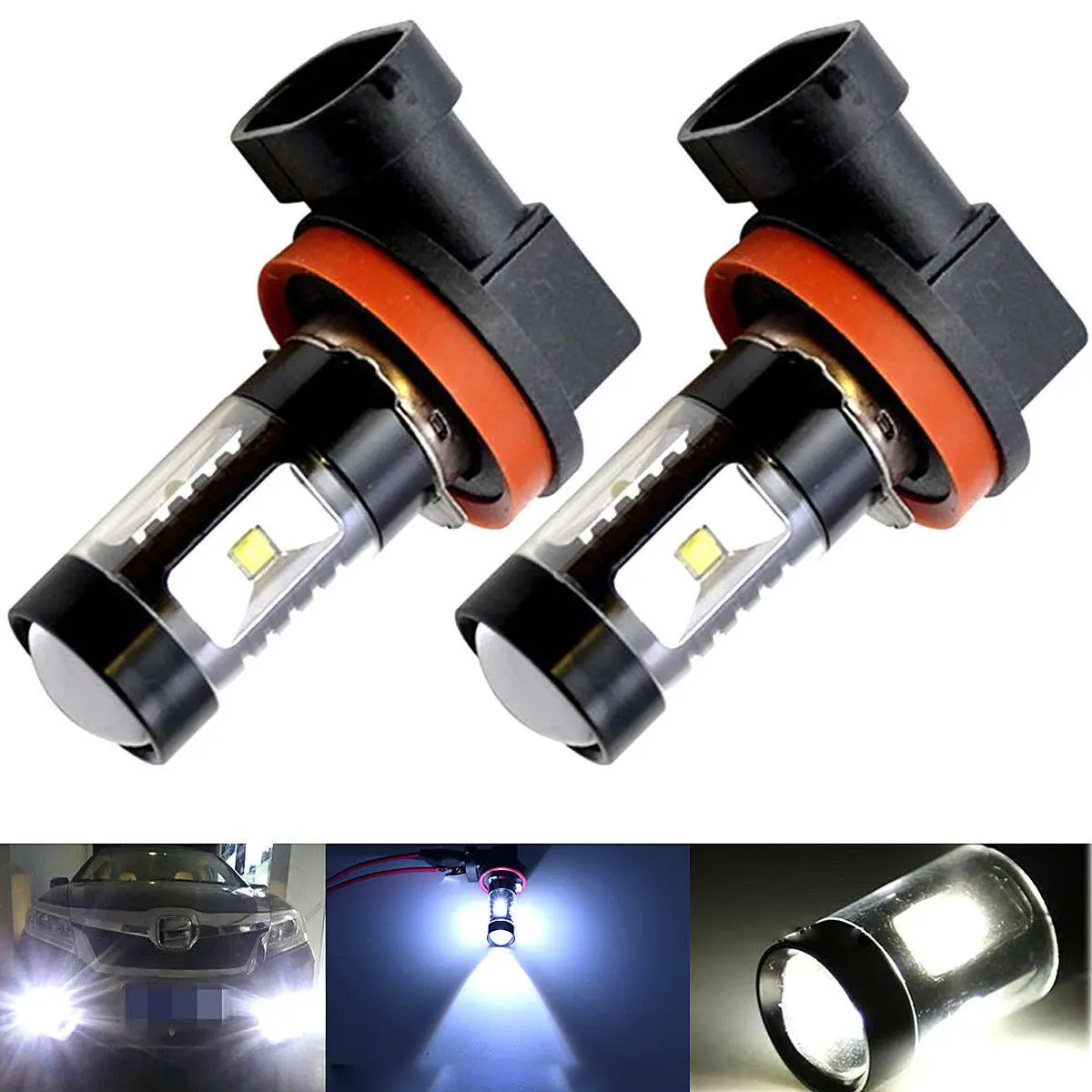 LKT 1PCS H8 H9 H1 H3 Led H4 H7 H11 9005 HB3 9006 HB4 Car CSP LED Fog Headlight Bulbs 6000K White Auto Fog Lamp Day Running Light
LKT 1PCS H8 H9 H1 H3 Led H4 H7 H11 9005 HB3 9006 HB4 Car CSP LED Fog Headlight Bulbs 6000K White Auto Fog Lamp Day Running Light