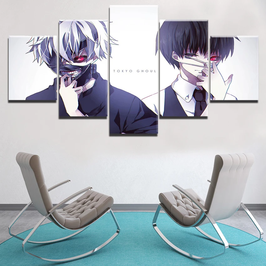 Canvas Art Print Painting Wall Decor Picture Home Decorative Living Room 5 Panel Tokyo Ghoul Ken Kaneki Mask Animation Poster
Canvas Art Print Painting Wall Decor Picture Home Decorative Living Room 5 Panel Tokyo Ghoul Ken Kaneki Mask Animation Poster