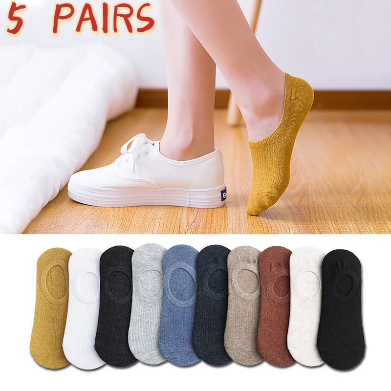 5 Pairs Woman Silicone Non-slip Invisible Socks Summer Cotton Ankle Solid Color Boat Women's Slippers 35-40EUR Short Socks Lot
5 Pairs Woman Silicone Non-slip Invisible Socks Summer Cotton Ankle Solid Color Boat Women's Slippers 35-40EUR Short Socks Lot