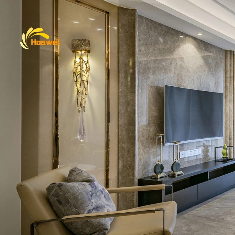 Nordic Crystal Luxury LED Wall Light Gold Modern TV Background Wall Lamp For Bedroom Living Room Bedside Restaurant Wall Sconces
Nordic Crystal Luxury LED Wall Light Gold Modern TV Background Wall Lamp For Bedroom Living Room Bedside Restaurant Wall Sconces