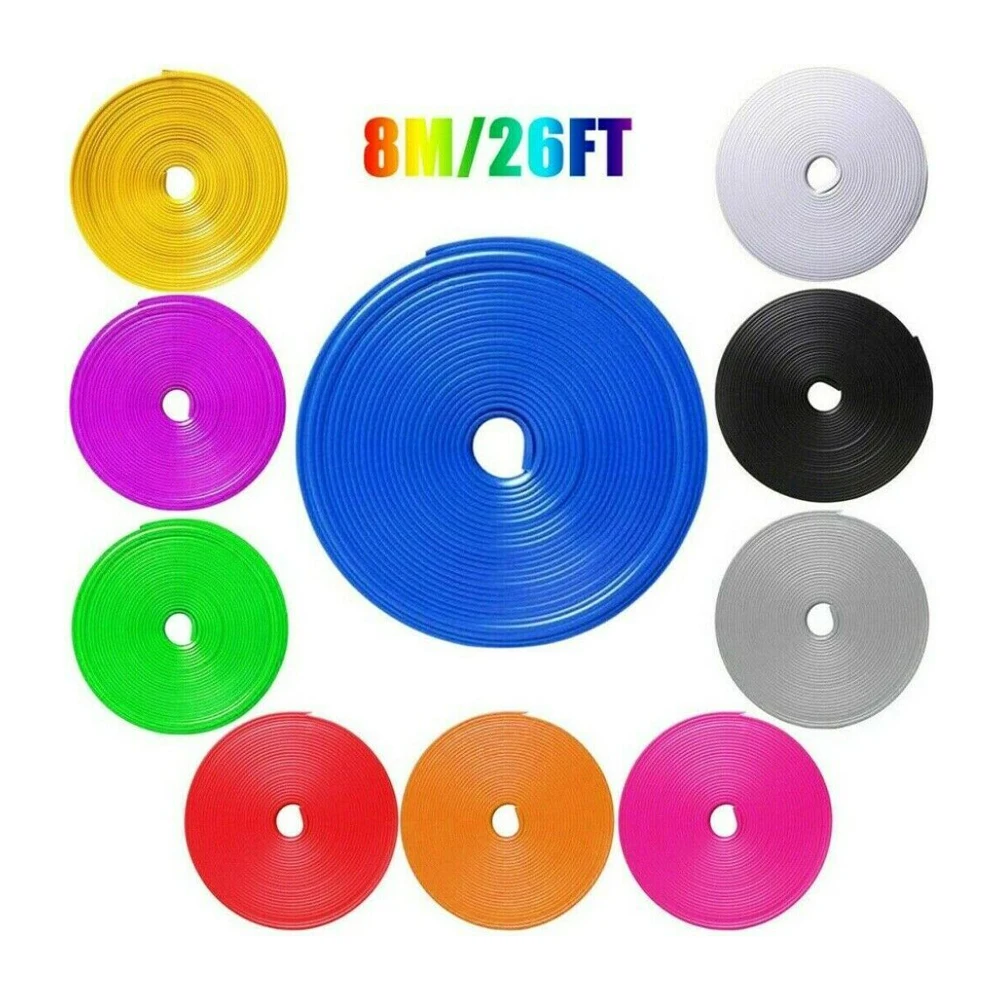 Auto Car Wheel Hub Rim Orange Edge Protector Ring Tire Guard Sticker Rubber Strip 26FT
Auto Car Wheel Hub Rim Orange Edge Protector Ring Tire Guard Sticker Rubber Strip 26FT