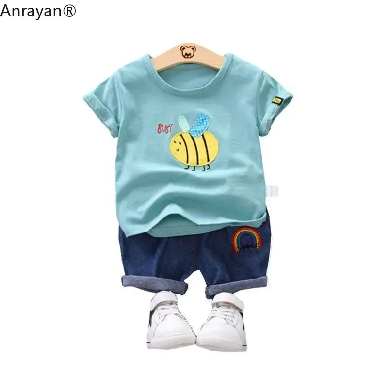 New Summer Newborn Baby Boys Girl Clothing Kids Cotton Short Sleeve 2pcs/Set Cartoon Fashion Infant Sport Clothes Tracksuit
New Summer Newborn Baby Boys Girl Clothing Kids Cotton Short Sleeve 2pcs/Set Cartoon Fashion Infant Sport Clothes Tracksuit