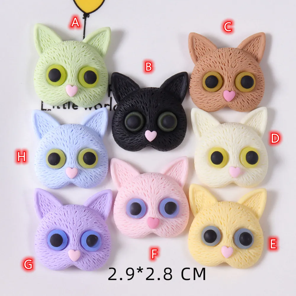 Kawaii Cat Flat back Cabochons 10pcs Resin Colorful Kitty Cats Scrapbooking DIY Jewelry Craft Decoration Accessories Flatbacks
Kawaii Cat Flat back Cabochons 10pcs Resin Colorful Kitty Cats Scrapbooking DIY Jewelry Craft Decoration Accessories Flatbacks