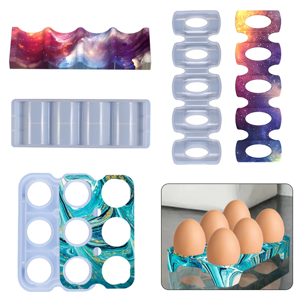 Crystal Epoxy Resin Mold Beverage Rack/Eggs/Wine Bottle Storage Rack Casting Silicone Mould DIY Crafts Tool Containers Drawer
Crystal Epoxy Resin Mold Beverage Rack/Eggs/Wine Bottle Storage Rack Casting Silicone Mould DIY Crafts Tool Containers Drawer