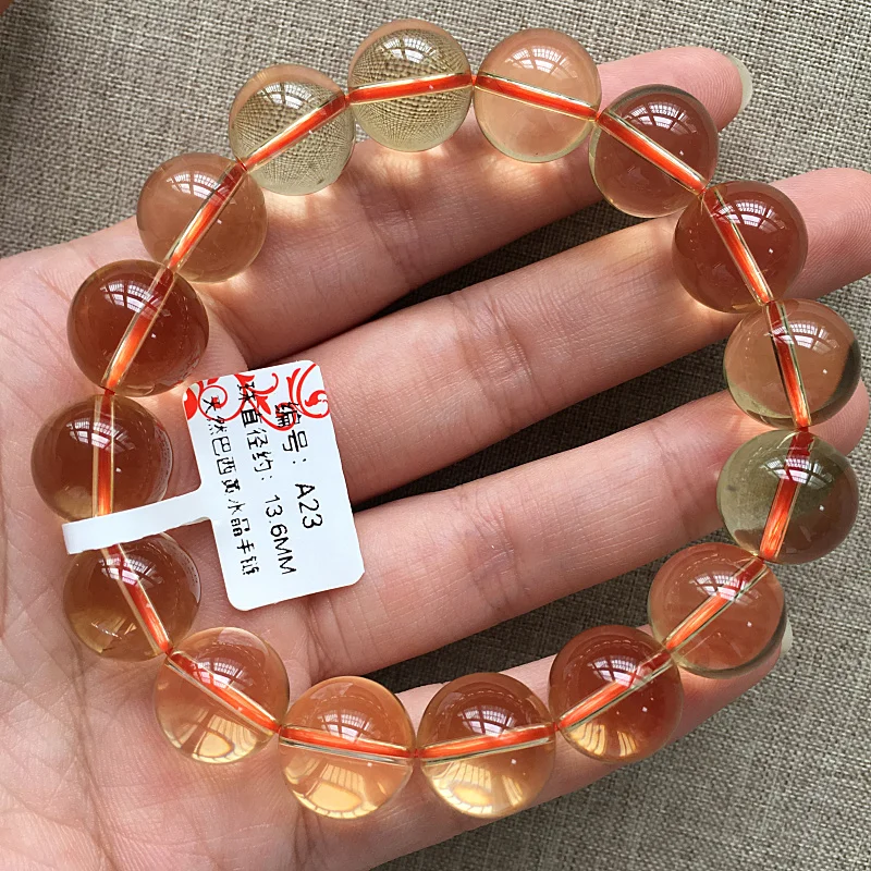 Brazil Natural Topaz Bracelet Women's Couple Lucky Transport Bracelet Men Women Year Ornament Gift
Brazil Natural Topaz Bracelet Women's Couple Lucky Transport Bracelet Men Women Year Ornament Gift
