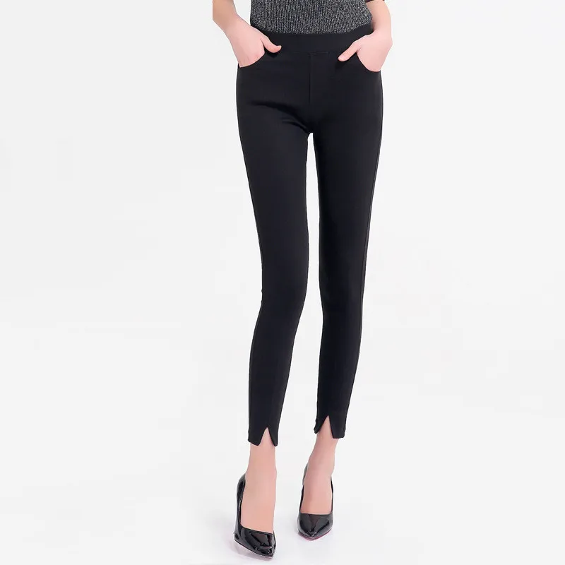 Women's Split Black Leggings S-5XL Plus Size Skinny Pencil Jeans Women High Waist Stretch Skinny Denim Capri Pants
Women's Split Black Leggings S-5XL Plus Size Skinny Pencil Jeans Women High Waist Stretch Skinny Denim Capri Pants