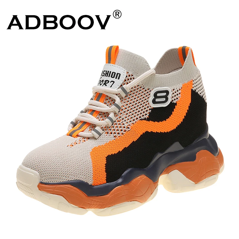 ADBOOV 9 CM Height Increasing Chunky Sneakers Women Knit Upper Breathable Dad Shoes Platform Trainers Women
ADBOOV 9 CM Height Increasing Chunky Sneakers Women Knit Upper Breathable Dad Shoes Platform Trainers Women