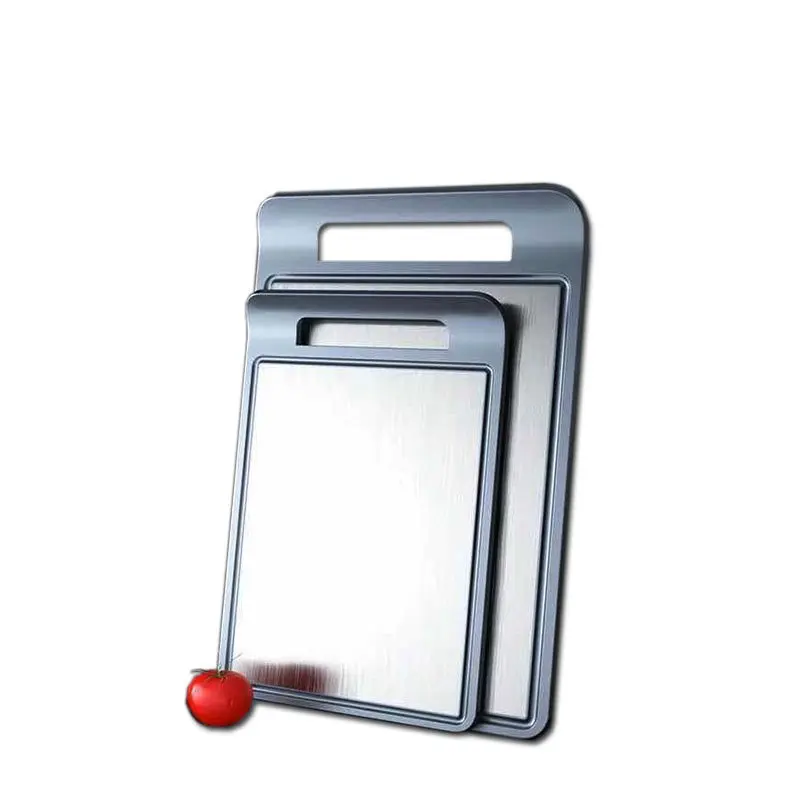 304 stainless steel chopping board household large chopping board and panel occupancy board chopping board fruit cutting board
304 stainless steel chopping board household large chopping board and panel occupancy board chopping board fruit cutting board