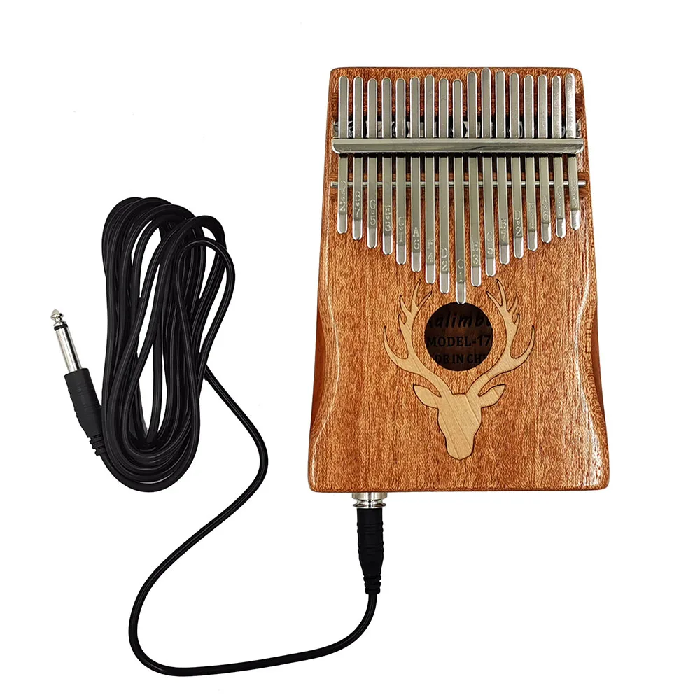 Портативная электрическая клавиатура Kalimba, 17 клавиш, большой палец, музыкальный инструмент (кленовый Тип EQ)
Портативная электрическая клавиатура Kalimba, 17 клавиш, большой палец, музыкальный инструмент (кленовый Тип EQ)