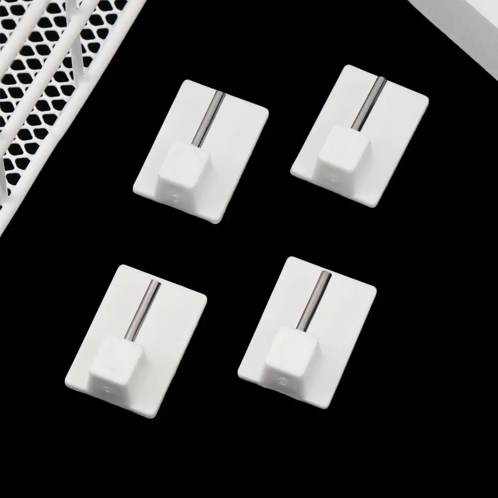 4PCs Wire Curtain Buckle Storage Racks PVC Curtain Hooks Self-adhesive Wall Hook Bathroom Towel Holder Storage Holder
4PCs Wire Curtain Buckle Storage Racks PVC Curtain Hooks Self-adhesive Wall Hook Bathroom Towel Holder Storage Holder